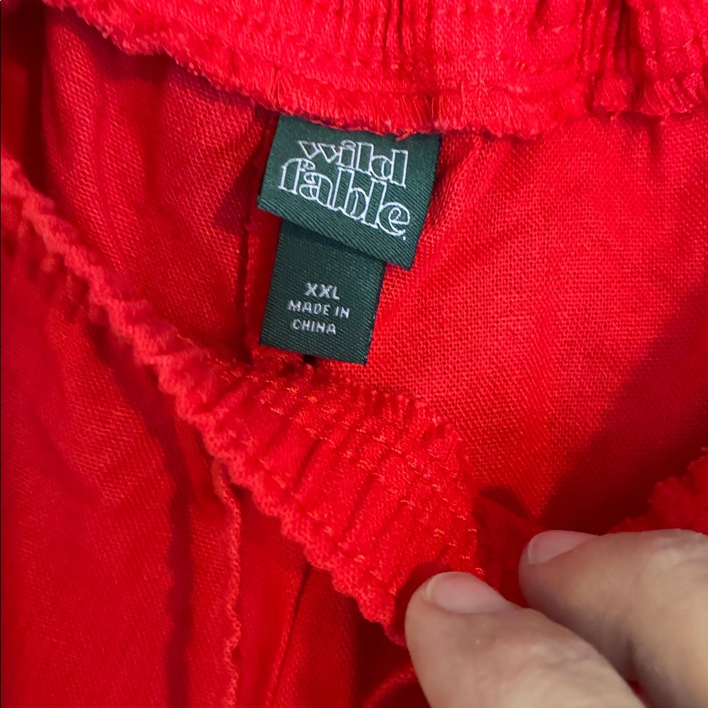 Wild Fable Bold Scarlet Pants - Picture 2 of 3
